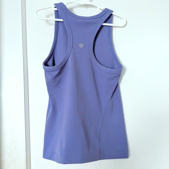 Lululemon Align Waist-Length Racerback Tank Top Dark Lavender Size 6 - Picture 4 of 5